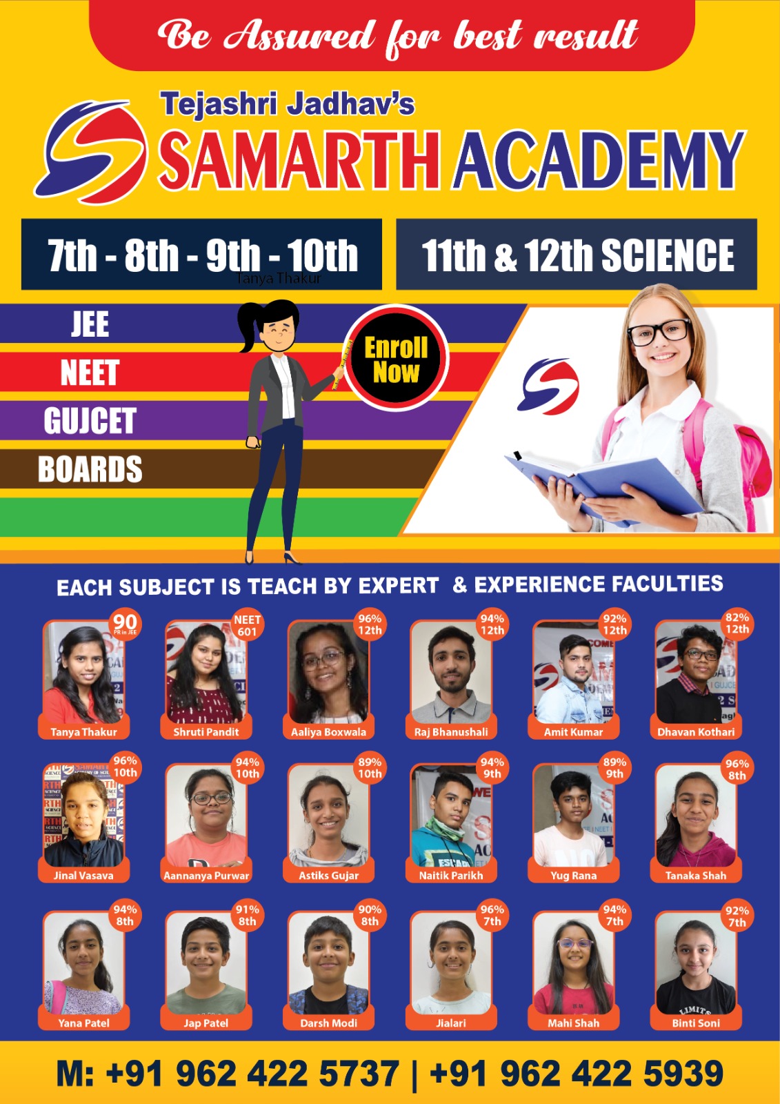 Board Toppers from Samarth Institute